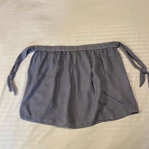 Hollister gingham off the shoulder top